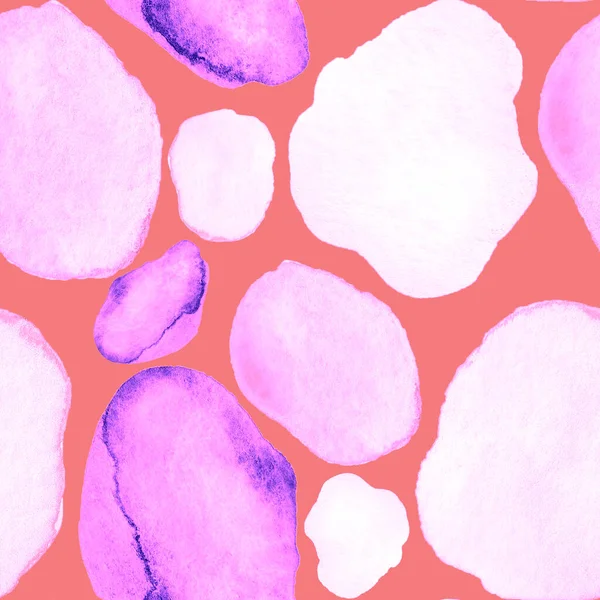 Modern suluboya, soyut desen, her amaç için harika tasarım. Kusursuz desenli, el çizimi lekeli. Suluboya soyut sanat geçmişi. Basit bir tasarım. Modern yaratıcı şablon.