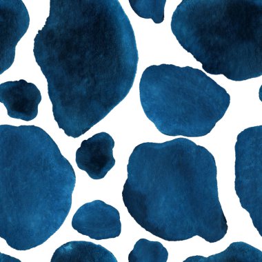 Modern suluboya, soyut desen, her amaç için harika tasarım. Kusursuz desenli, el çizimi lekeli. Suluboya soyut sanat geçmişi. Basit bir tasarım. Modern yaratıcı şablon.