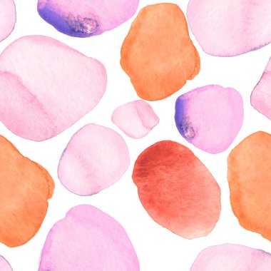 Modern suluboya, soyut desen, her amaç için harika tasarım. Kusursuz desenli, el çizimi lekeli. Suluboya soyut sanat geçmişi. Basit bir tasarım. Modern yaratıcı şablon.