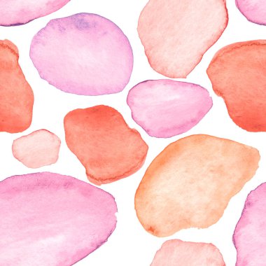 Modern suluboya, soyut desen, her amaç için harika tasarım. Kusursuz desenli, el çizimi lekeli. Suluboya soyut sanat geçmişi. Basit bir tasarım. Modern yaratıcı şablon.