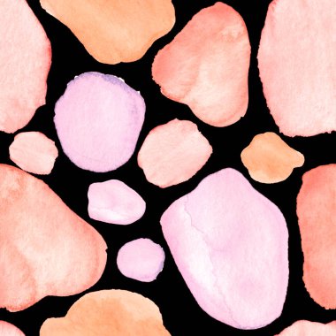 Modern suluboya, soyut desen, her amaç için harika tasarım. Kusursuz desenli, el çizimi lekeli. Suluboya soyut sanat geçmişi. Basit bir tasarım. Modern yaratıcı şablon.