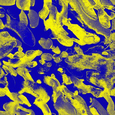 Suluboya, soyut, kusursuz desen. Parlak el yapımı elementlerle yaratıcı doku. Soyut renkli yazdırma.