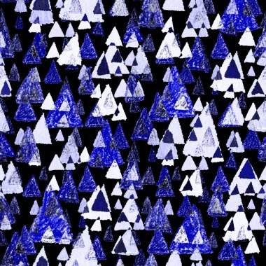 Renkli, soyut geometrik elementlerle yaratıcı, kusursuz desen. El yapımı doku. Grafik olarak soyut bir arkaplan. Çağdaş sanat. Moda modern tarzı.