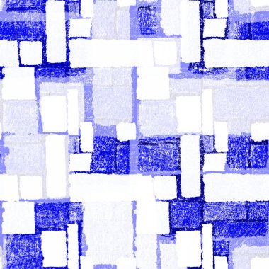 Renkli, soyut geometrik elementlerle yaratıcı, kusursuz desen. El yapımı doku. Grafik olarak soyut bir arkaplan. Çağdaş sanat. Moda modern tarzı.