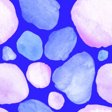 Modern suluboya, soyut desen, her amaç için harika tasarım. Kusursuz desenli, el çizimi lekeli. Suluboya soyut sanat geçmişi. Basit bir tasarım. Modern yaratıcı şablon.