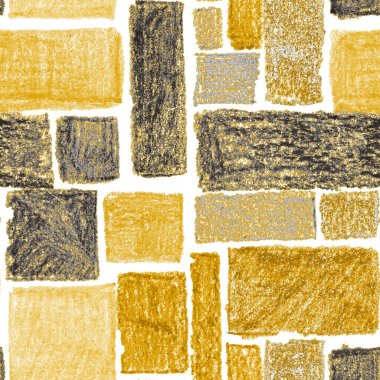 Renkli, soyut geometrik elementlerle yaratıcı, kusursuz desen. El yapımı doku. Grafik olarak soyut bir arkaplan. Çağdaş sanat. Moda modern tarzı.