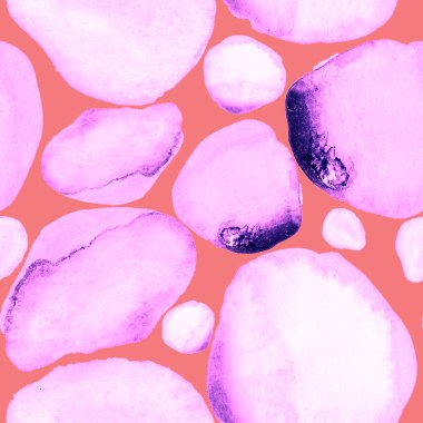 Modern suluboya, soyut desen, her amaç için harika tasarım. Kusursuz desenli, el çizimi lekeli. Suluboya soyut sanat geçmişi. Basit bir tasarım. Modern yaratıcı şablon.