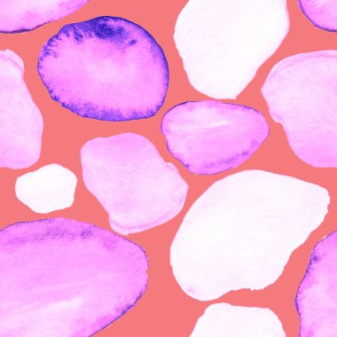 Modern suluboya, soyut desen, her amaç için harika tasarım. Kusursuz desenli, el çizimi lekeli. Suluboya soyut sanat geçmişi. Basit bir tasarım. Modern yaratıcı şablon.