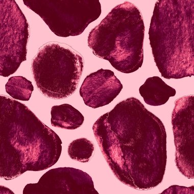 Modern suluboya, soyut desen, her amaç için harika tasarım. Kusursuz desenli, el çizimi lekeli. Suluboya soyut sanat geçmişi. Basit bir tasarım. Modern yaratıcı şablon.