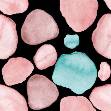 Modern suluboya, soyut desen, her amaç için harika tasarım. Kusursuz desenli, el çizimi lekeli. Suluboya soyut sanat geçmişi. Basit bir tasarım. Modern yaratıcı şablon.