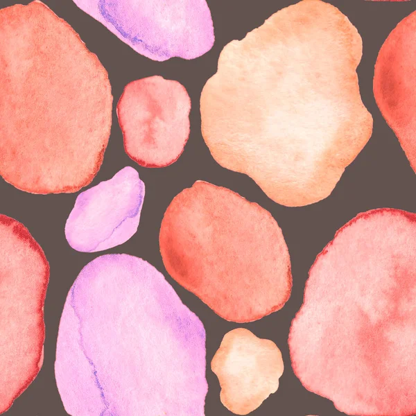 Modern suluboya, soyut desen, her amaç için harika tasarım. Kusursuz desenli, el çizimi lekeli. Suluboya soyut sanat geçmişi. Basit bir tasarım. Modern yaratıcı şablon.