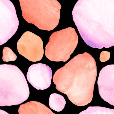 Modern suluboya, soyut desen, her amaç için harika tasarım. Kusursuz desenli, el çizimi lekeli. Suluboya soyut sanat geçmişi. Basit bir tasarım. Modern yaratıcı şablon.