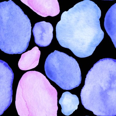 Modern suluboya, soyut desen, her amaç için harika tasarım. Kusursuz desenli, el çizimi lekeli. Suluboya soyut sanat geçmişi. Basit bir tasarım. Modern yaratıcı şablon.