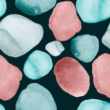 Modern suluboya, soyut desen, her amaç için harika tasarım. Kusursuz desenli, el çizimi lekeli. Suluboya soyut sanat geçmişi. Basit bir tasarım. Modern yaratıcı şablon.