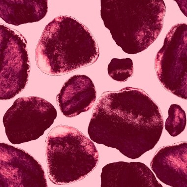 Modern suluboya, soyut desen, her amaç için harika tasarım. Kusursuz desenli, el çizimi lekeli. Suluboya soyut sanat geçmişi. Basit bir tasarım. Modern yaratıcı şablon.