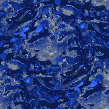 Suluboya, soyut, kusursuz desen. Parlak el yapımı elementlerle yaratıcı doku. Soyut renkli yazdırma.