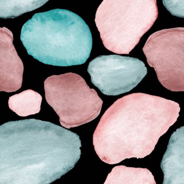 Modern suluboya, soyut desen, her amaç için harika tasarım. Kusursuz desenli, el çizimi lekeli. Suluboya soyut sanat geçmişi. Basit bir tasarım. Modern yaratıcı şablon.