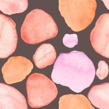 Modern suluboya, soyut desen, her amaç için harika tasarım. Kusursuz desenli, el çizimi lekeli. Suluboya soyut sanat geçmişi. Basit bir tasarım. Modern yaratıcı şablon.