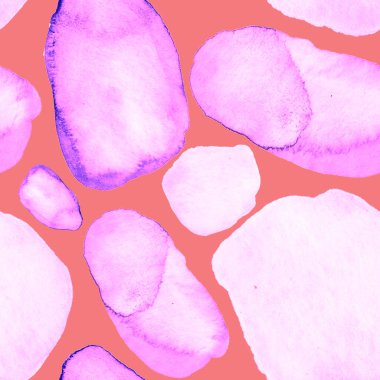 Modern suluboya, soyut desen, her amaç için harika tasarım. Kusursuz desenli, el çizimi lekeli. Suluboya soyut sanat geçmişi. Basit bir tasarım. Modern yaratıcı şablon.