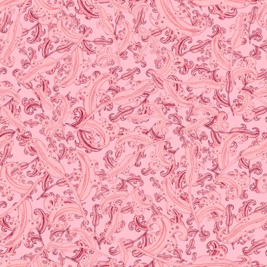 Suluboya desensiz, folky çiçekli ve yapraklı, etnik tarzda. Çiçek süsleme. Geleneksel şal deseni. Tekstil tasarım dokusu. Kabilesel etnik klasik dikişsiz model..