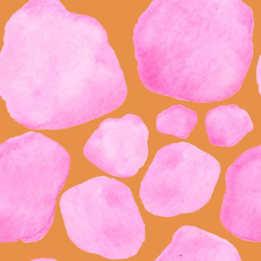 Modern suluboya, soyut desen, her amaç için harika tasarım. Kusursuz desenli, el çizimi lekeli. Suluboya soyut sanat geçmişi. Basit bir tasarım. Modern yaratıcı şablon.