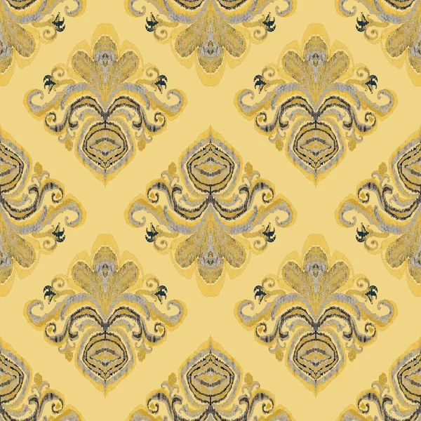 Patrón Ikat Colorido Estilo Vintage Fondo Étnico Elegante Arte Oriental —  Fotos de Stock