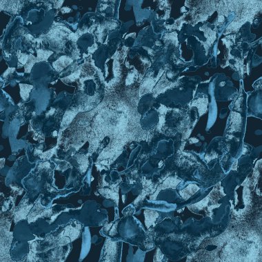 Suluboya, soyut, kusursuz desen. Parlak el yapımı elementlerle yaratıcı doku. Soyut renkli yazdırma.