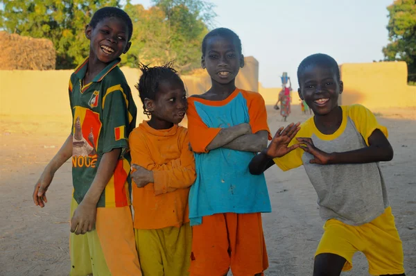 Four African friends — Stock Photo, Image