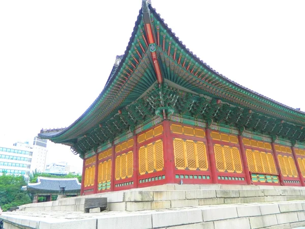 Το παλάτι Changdeokgung. Σεούλ, Νότια Κορέα — Φωτογραφία Αρχείου