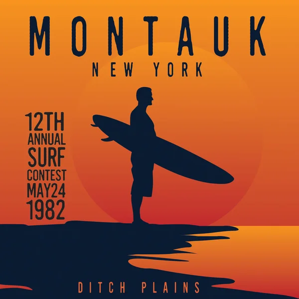 sörfçü siluet vektör