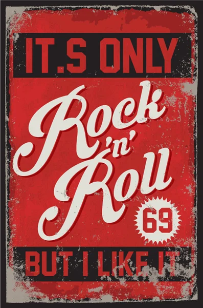 Rock and Roll Style - Vintage posters — Stock Vector