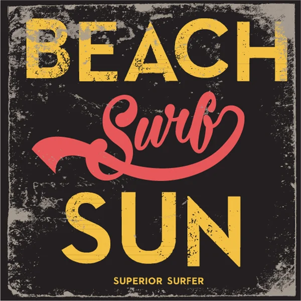 Gráficos de Surf Vintage — Vector de stock