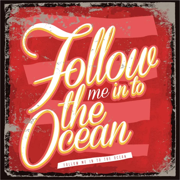 Vintage sörf grafik 