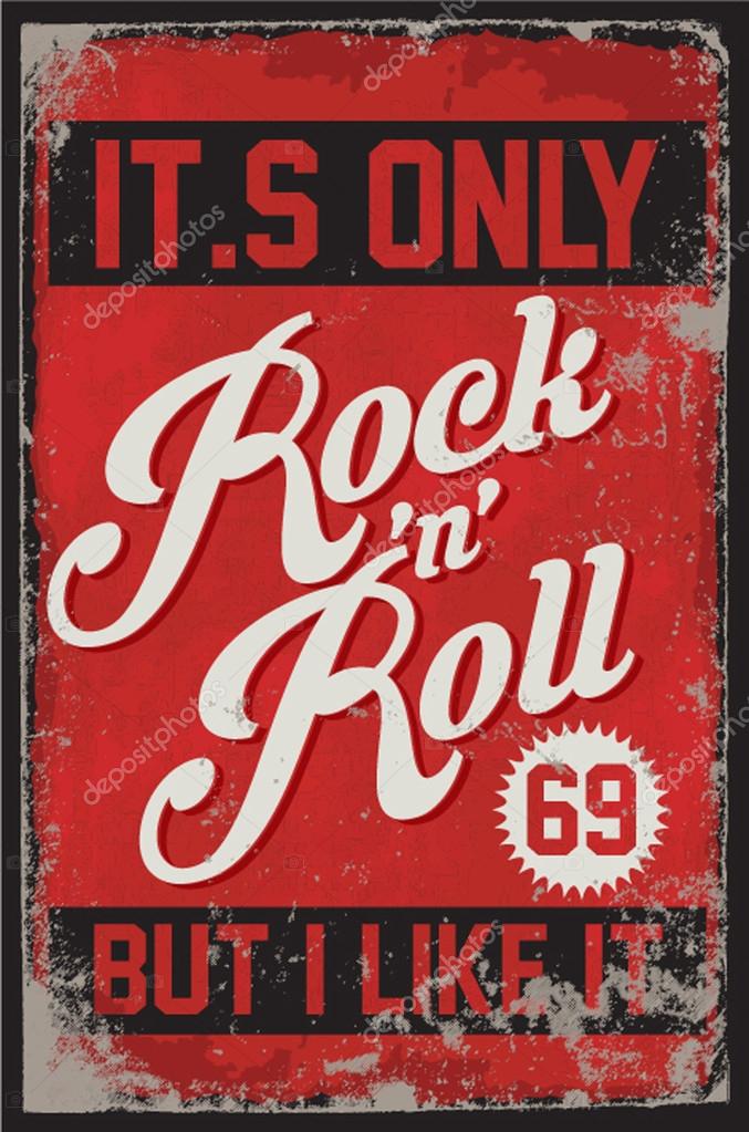 Rock & Roll Poster