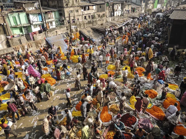 The flower market — Stock Photo, Image