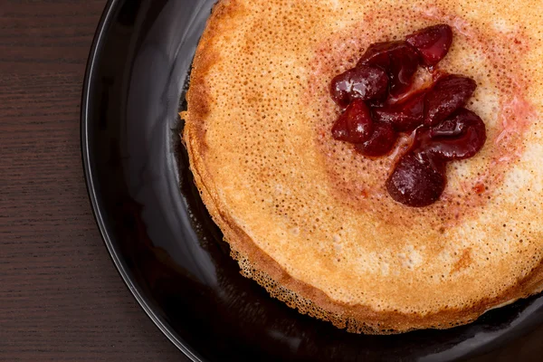 Çilek reçelli krep