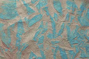 Mavi kırılmış Craft Kağıt arka plan doku.