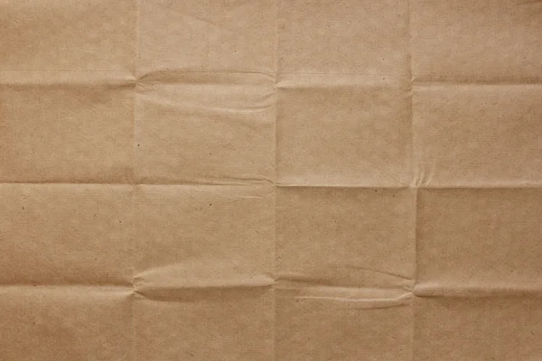 Zmačkaný řemesla papír — Stock fotografie