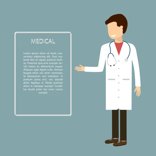 Médico Concepto médico — Archivo Imágenes Vectoriales