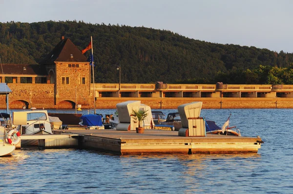 Φράγμα του το edersee — Φωτογραφία Αρχείου