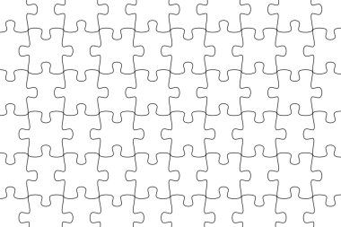Beyaz bulmaca arka plan jigsaw puzzle
