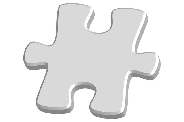 açık gri 3d Yapboz