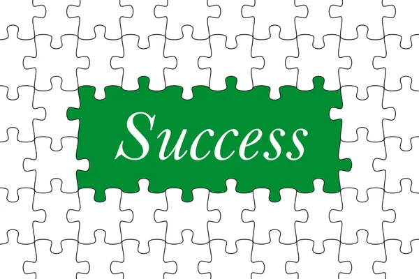 başarı, parçalı bulmaca ile beyaz bulmaca