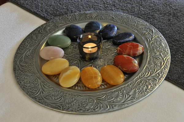 sıcak taş ile sağlık plaka