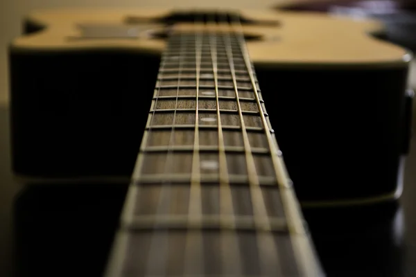 Instrument muzyczny gitara akustyczna Zdjęcie Stockowe