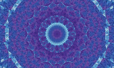 Konsantrik sürekli değişen arka plan