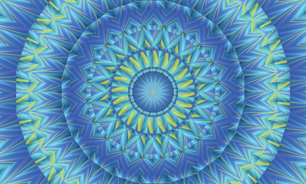 Concentric kaleidoscopic background — Stock Photo, Image