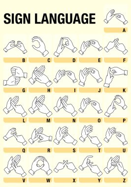 Elleriyle işaret dili