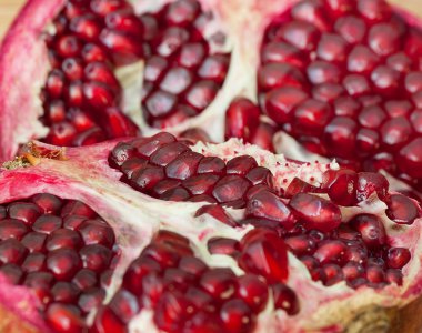 Nar meyve makro fotoğraf