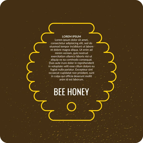 Vector bee products. — Stock Illustration Vector bee products. Royalty Free Stock Illustrations
